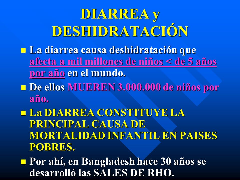Que es la deshidratacion en ninos